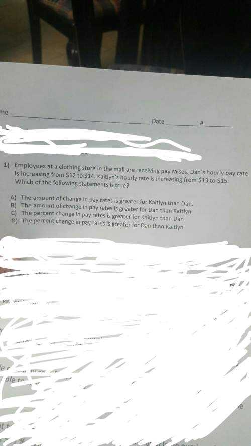 Employees at a clothing store in the mall are receiving pay raises.dan's hourly pay rate is increasi