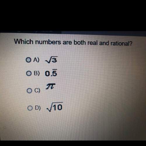 Which numbers are both real and rational?