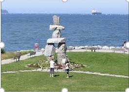 Need answer ! this is a picture of the ilanaaq inukshuk, a monument to the 2010 winter olympics in