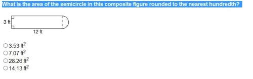 What is the area of the semicircle in this composite figure rounded to the nearest hundredth?&lt;