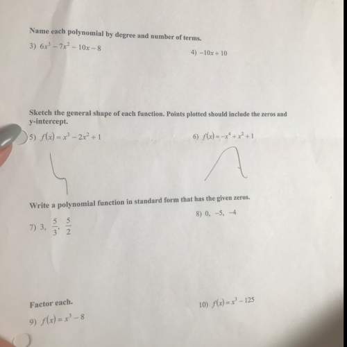 High school math. answer everything in picture.