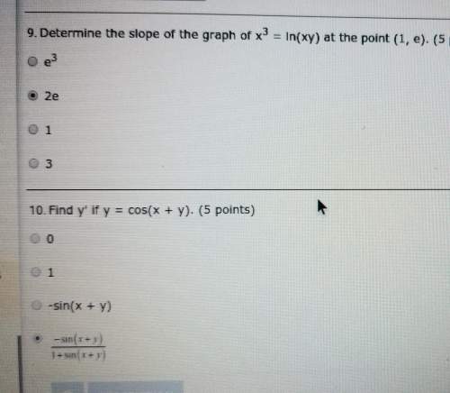 Find y' if y=cos(x+5) multiple choice