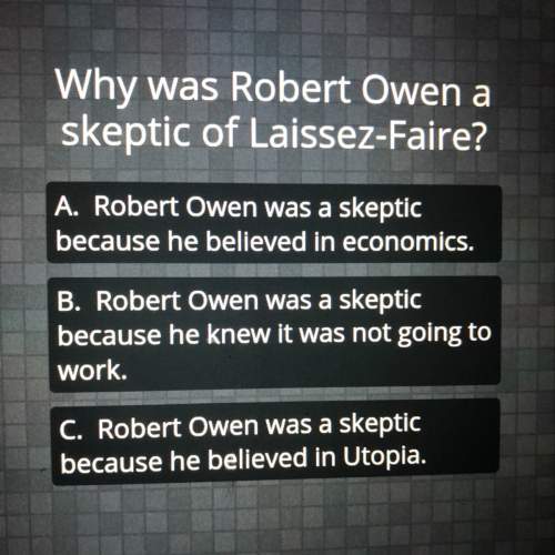 Why was robert owen a skeptic of laissez-faire