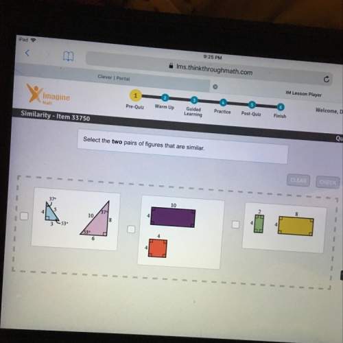 Select the two pairs of figures are similar