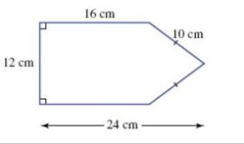 Find the perimeter of the figure shown above. a. 50 cm c. 30 cm b. 64 cm d. 60 cm select the best a