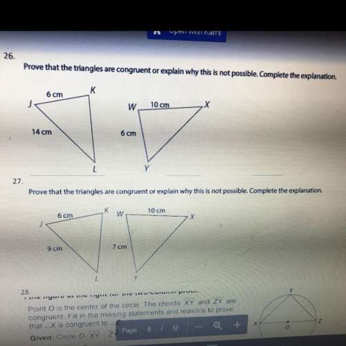 Tell if the triangles are congruent or not. and explain why