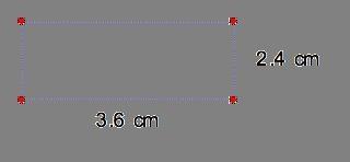 Find the approximate length of the diagonal of the rectangle. a) 4.3 cm b) 6 cm c) 9.4 cm d) 12 c