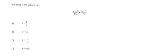 Correct answers only what is the value of x?