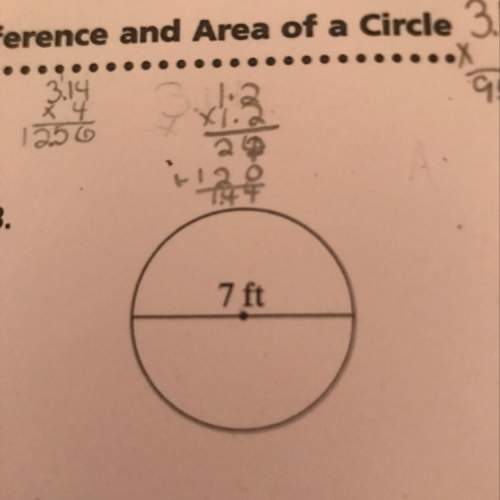 Ineed to know the circumference to this and area of this circle