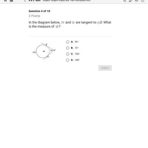 In the diagram below, xy and yz are tangent to o which expression gives the measure of xz