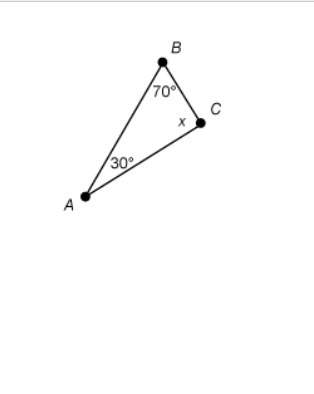 What is the value of x? enter your answer in the box. x= °