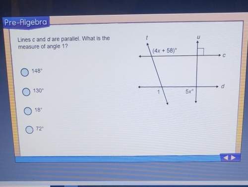 Lines n&amp; m are parallel what is the measure of angle 1