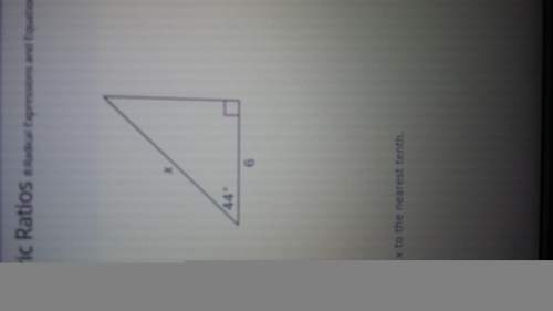 Find the value of x to the nearest tenth a.6.2 b. 6.0 c. 8.3 d. 5.8