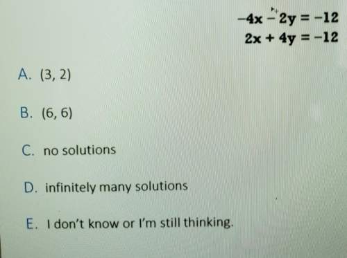 Solve the system by the elimination method