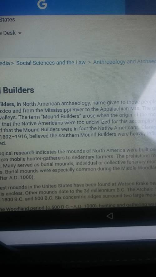 Which north american culture built mounds that may have been used as residence?
