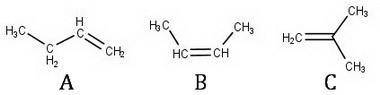 Would it be better to use 1h nmr or 13c nmr spectroscopy to distinguish among 1-butene, cis-2-butene