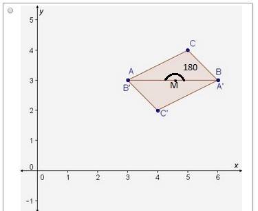 In each diagram, ∆abc has been transformed to yield ∆a'b'c'. which transformation could not be achie