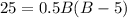 25 = 0.5B (B-5)