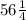 56\frac{1}4