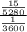 \frac{ \frac{15}{5280} }{ \frac{1}{3600} }