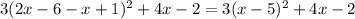 3 (2x-6-x+1)^2+4 x-2=3 (x-5)^2+4 x-2