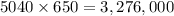 5040\times650=3,276,000