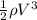 \frac{1}{2}\rho V^3