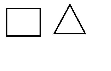 Draw 2 equilateral that are congruent