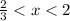 \frac{2}{3}