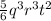 \frac{5}{6}  q^{3}  r^{3}  t^{2}