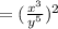 =(\frac{x^3}{y^5})^2