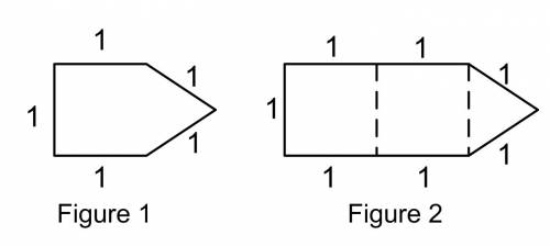 Each side of the first figure is one unit copy and complete the table then find the function rule fo