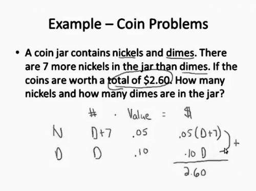 In a piggy bank, 3/7 of the number of coins are quarters and the rest are nickels. the total value o