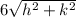 6\sqrt{h^2+k^2}