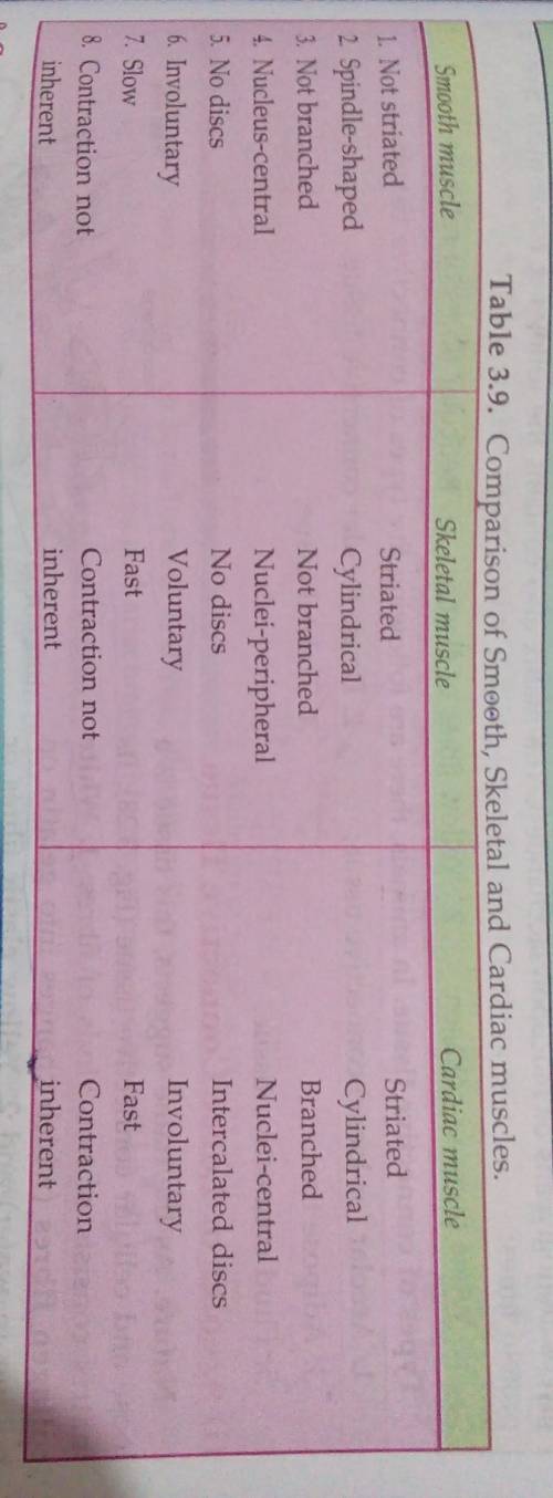 How do striated and smooth muscles differ?