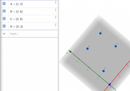 What is the most precise term for quadrilateral abcd with vertices a(1,2) b(2,6) c(5,6) d(5,3)?   sq