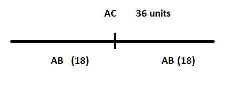 Show all work!  98 !  in segment ac, the midpoint is b. if segments ac = 5x-9 and ab = 2x, what is t