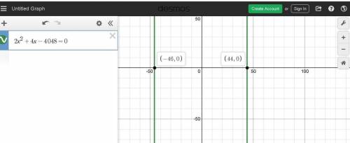 The square of the sum of two consecutive positive even integers is 4048 more than the sum of the squ