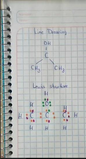 Isopropyl alcohol is a three carbon molecule with an -oh group attached to the middle carbon atom. d