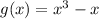 g(x)=x^3-x