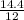 \frac{14.4}{12}