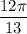 \dfrac{12\pi}{13}