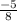 \frac{-5}{8}