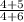 \frac{4+5}{4+6}