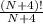 \frac{(N+4)!}{N+4}