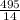 \frac{495}{14}