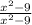 \frac{x^2-9}{x^2-9}