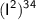 \displaystyle \mathsf{(I^2)^3^4}}
