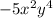 -5x^2y^4