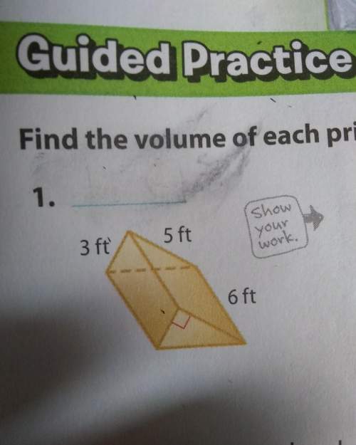 Find the volume of each prism round to the nearest tenth if necessary